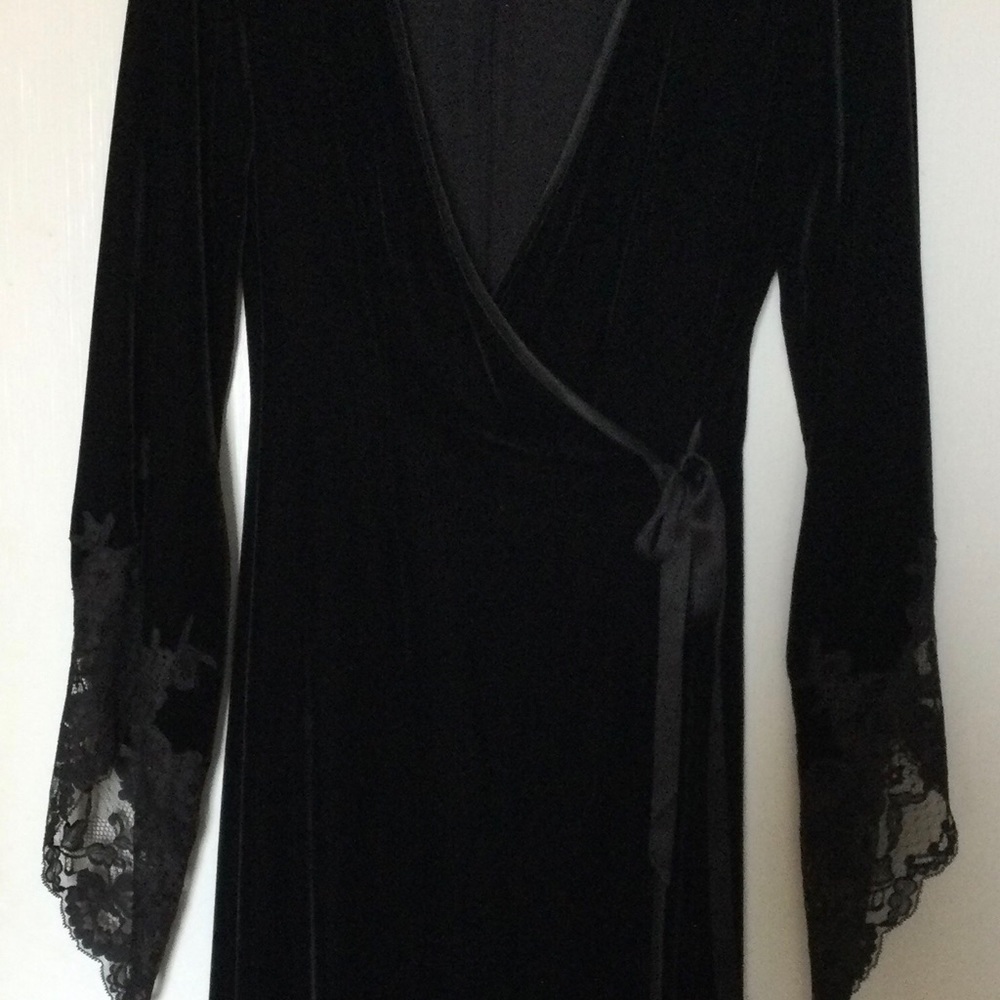 Victorias Secret velvet and lace robe